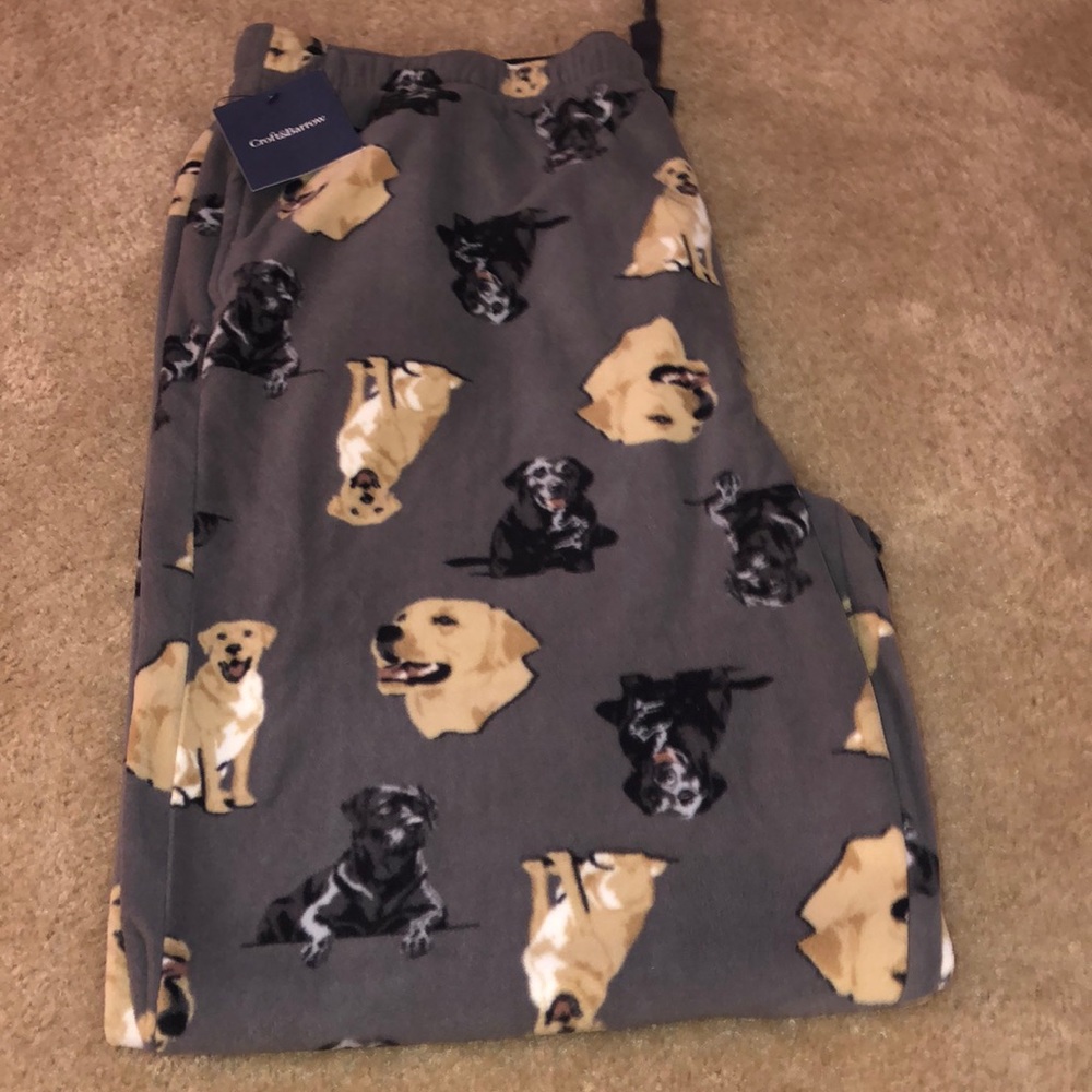 Sleep Wear, Dog Print, Fleece